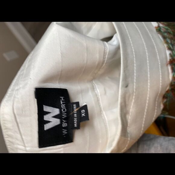 W by WORTH Colored Fur Tassel Mini Pencil Skirt - Picture 6 of 6